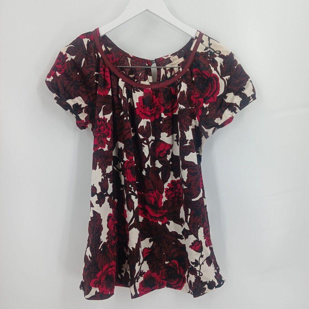 Old Navy Maternity Short Sleeve Floral Print Top Size S
